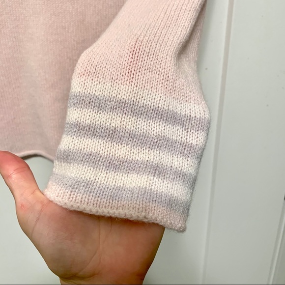 100% cashmere pink turtleneck sweater NWT - Picture 3 of 6